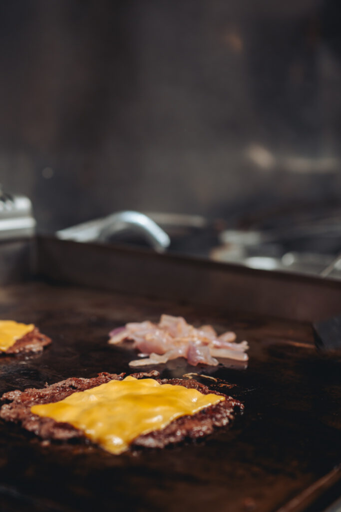 cheddar smash burger